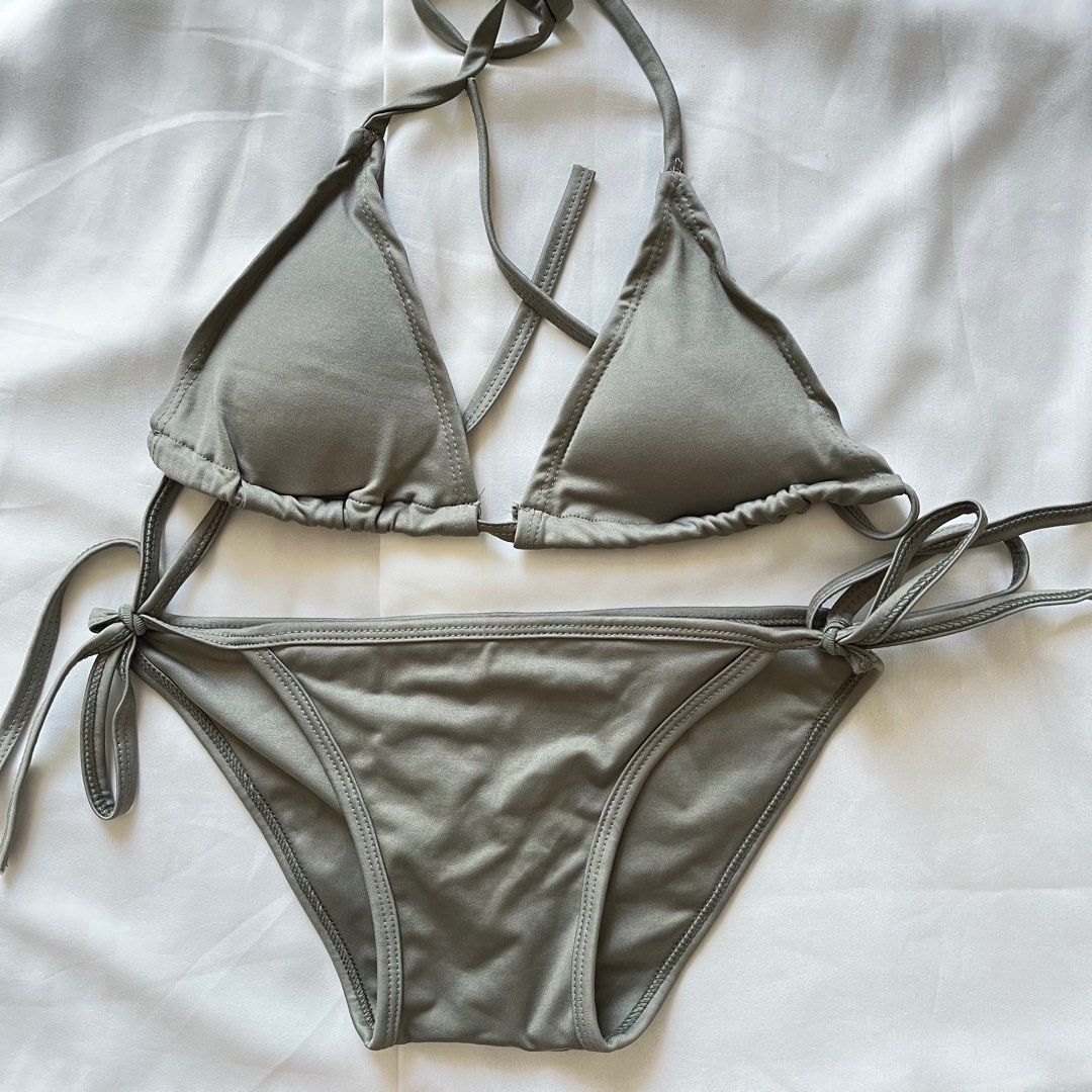 Piece Olive Green Bikini On Carousell