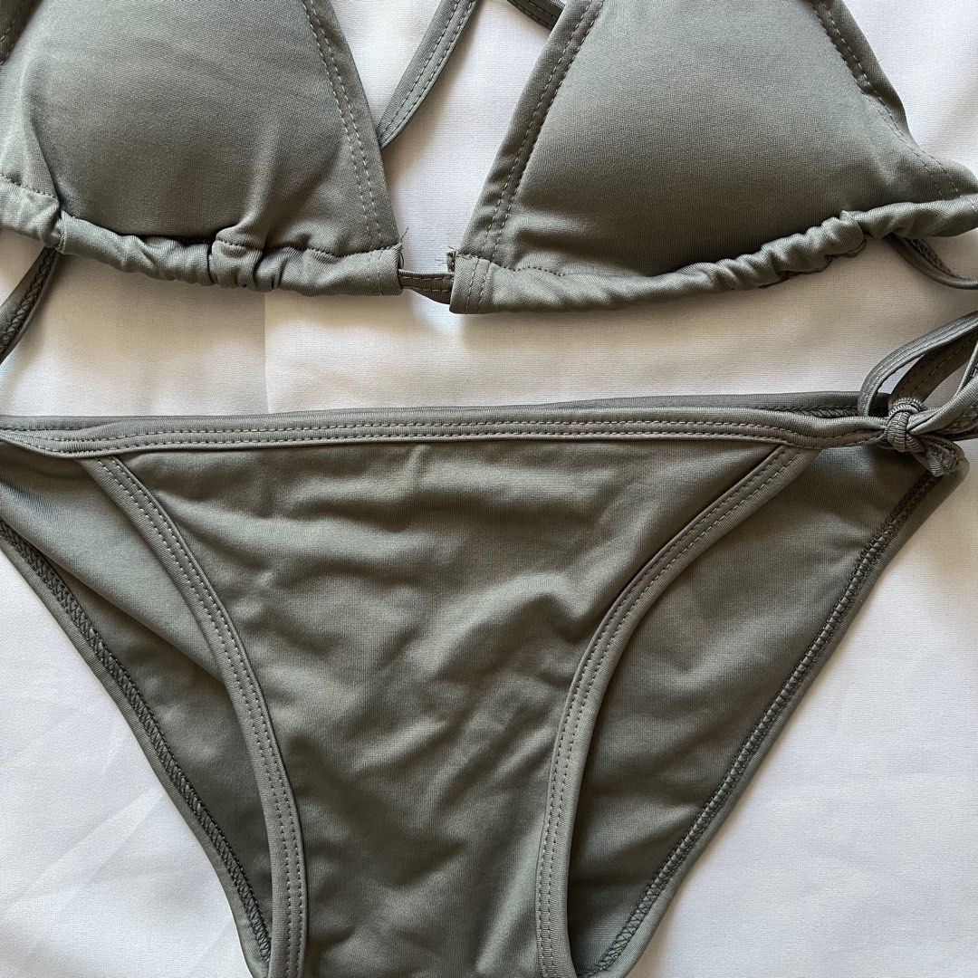 Piece Olive Green Bikini On Carousell