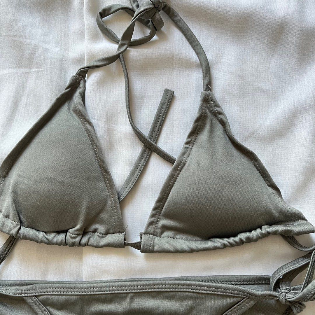 Piece Olive Green Bikini On Carousell