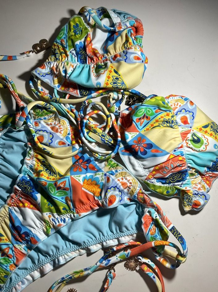 Blackbough Swim Two Piece Triangle Bikini In Tuscan Sun On Carousell