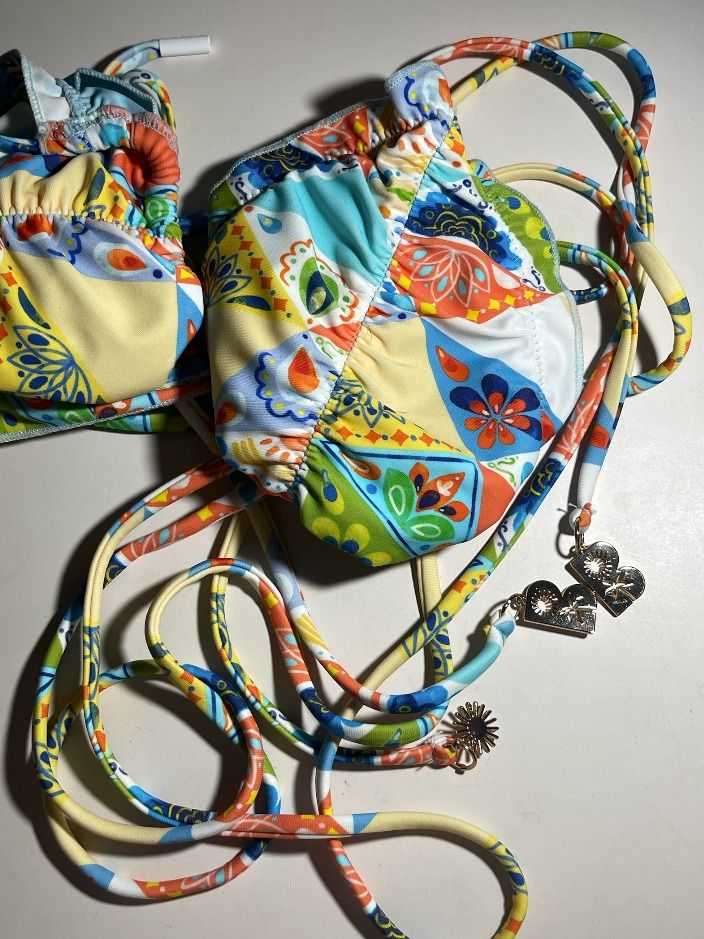 Blackbough Swim Two Piece Triangle Bikini In Tuscan Sun On Carousell