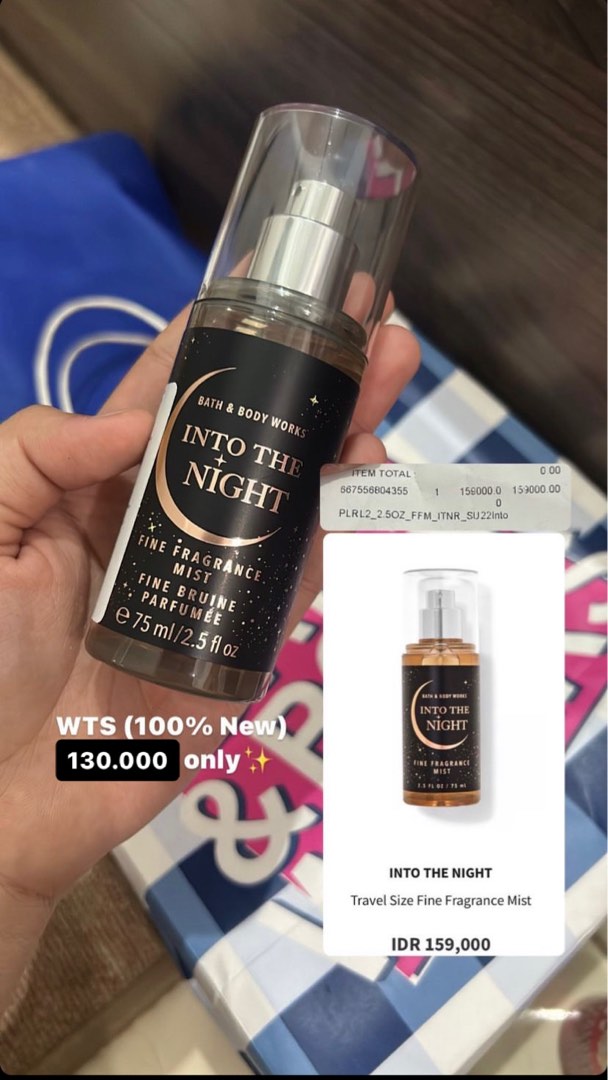 Parfume Bbw Into The Night On Carousell