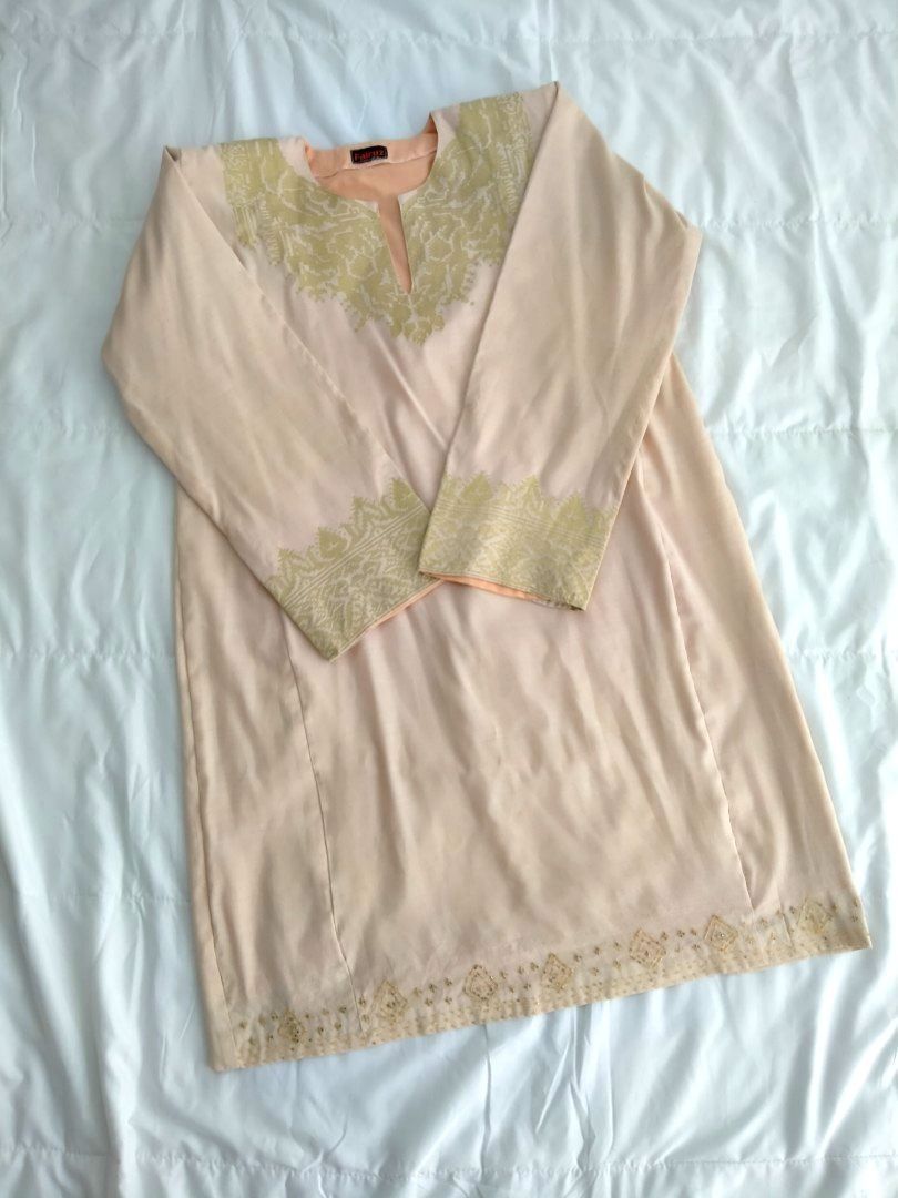 Baju Songket Nude Colour Siap Lining Fairuz Collection Women S