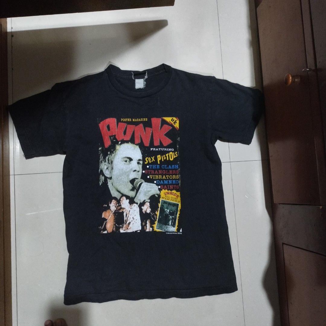 Sex Pistols Poster Magazine S Fesyen Pria Pakaian Baju Luaran Di Carousell