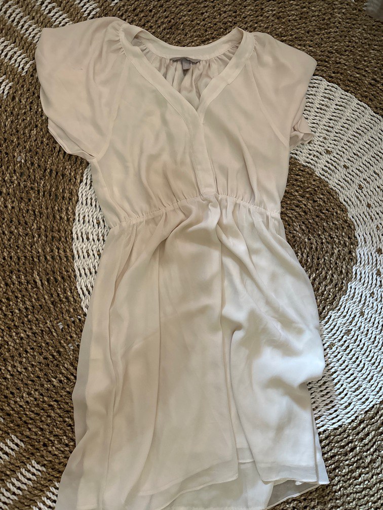 HnM Nude Dress Fesyen Wanita Pakaian Wanita Gaun Rok Di Carousell