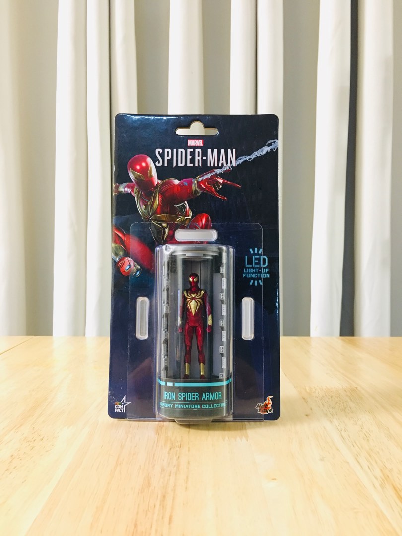 Hot Toys Marvel Spider Man Armory Miniature Collectible Iron Spider Armor Hobbies Toys