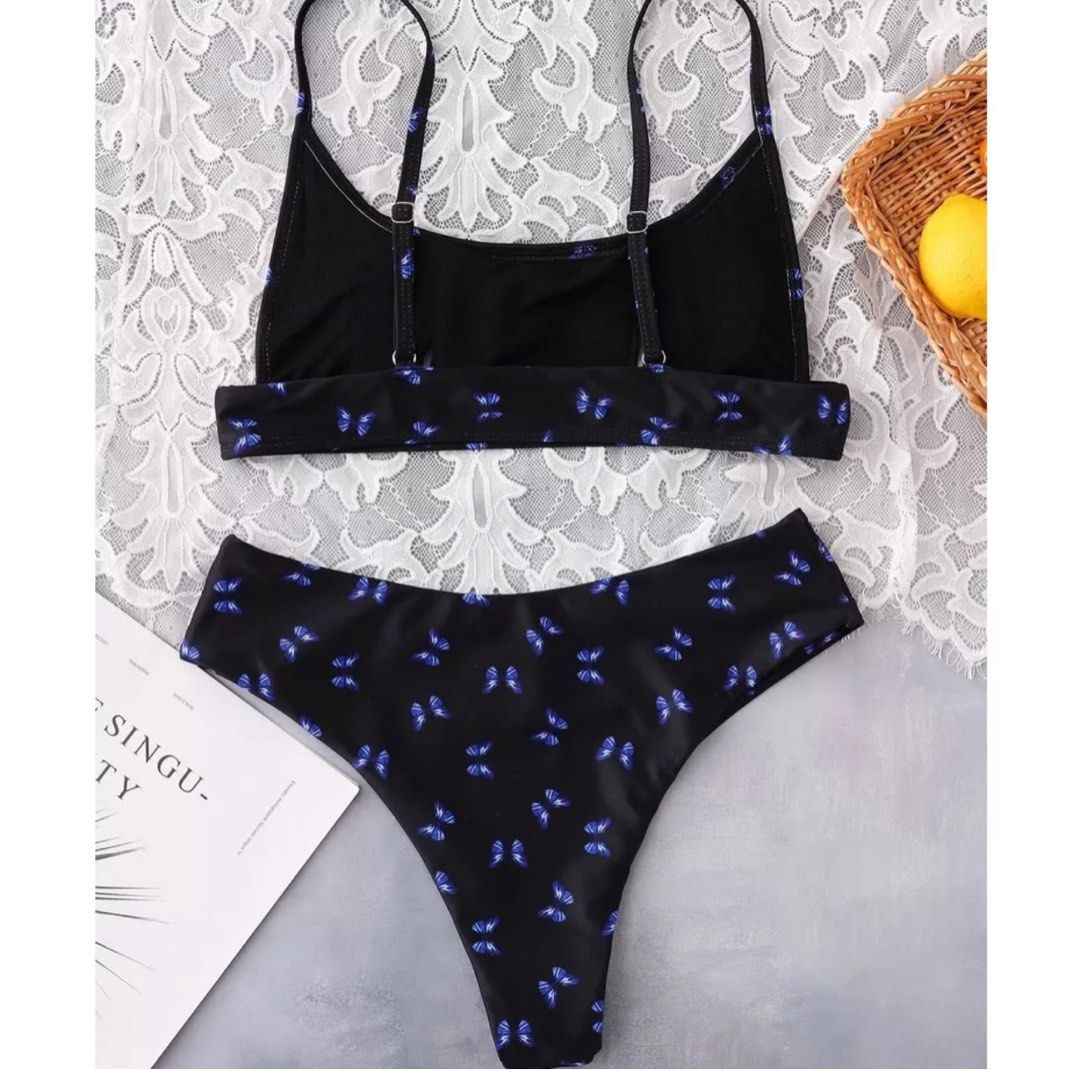 Butterfly Black Bikini Swimsuit Bnew On Carousell
