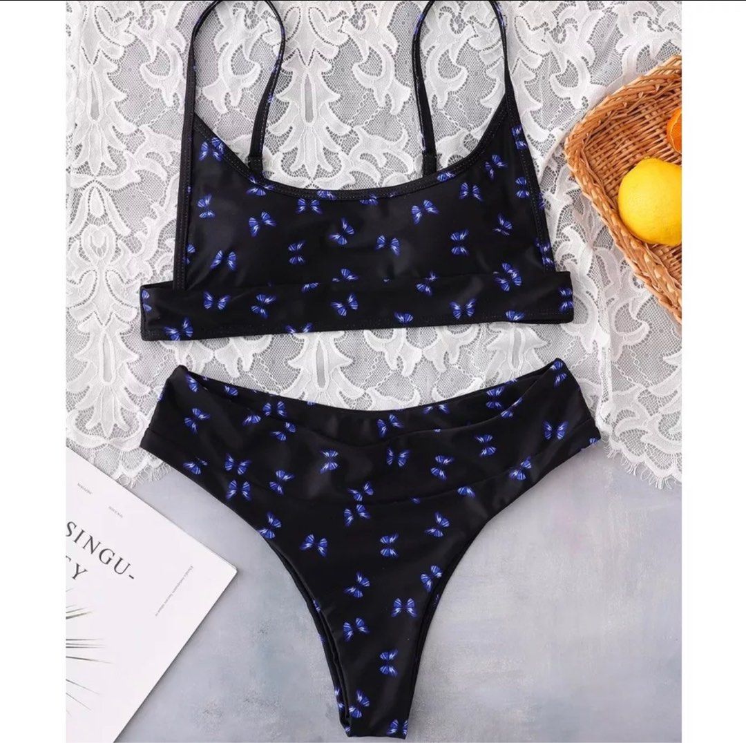 Butterfly Black Bikini Swimsuit Bnew On Carousell