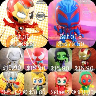 Wts Hot Toys Cosbi Batman Flash Marvel Comics Iron Man Spiderverse Studios Cosbi