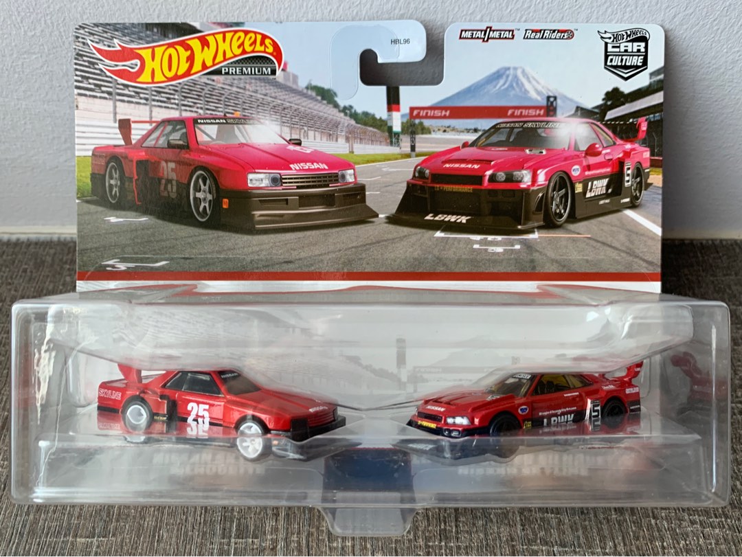 Hot Wheels Premium Car Culture Silhouettes Pack Nissan Skyline Silhouette Liberty Walk Lbwk