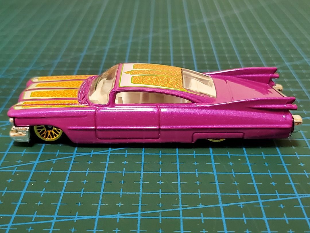 散裝 99 新 Hot Wheels Custom 59 Cadillac 合金 模型 玩具 跑車 Mattel 1 64 HotWheels HotWheel Wheel 1 64