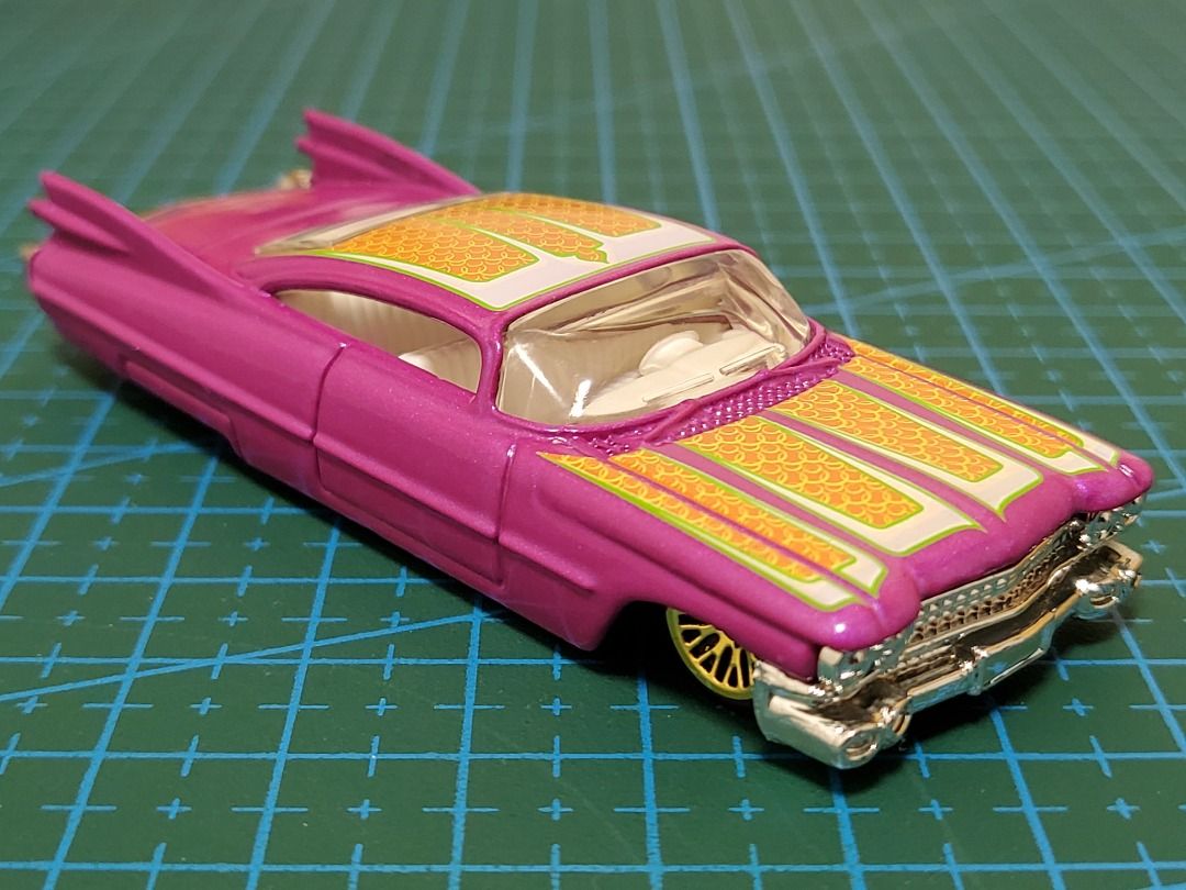 散裝 99 新 Hot Wheels Custom 59 Cadillac 合金 模型 玩具 跑車 Mattel 1 64 HotWheels HotWheel Wheel 1 64