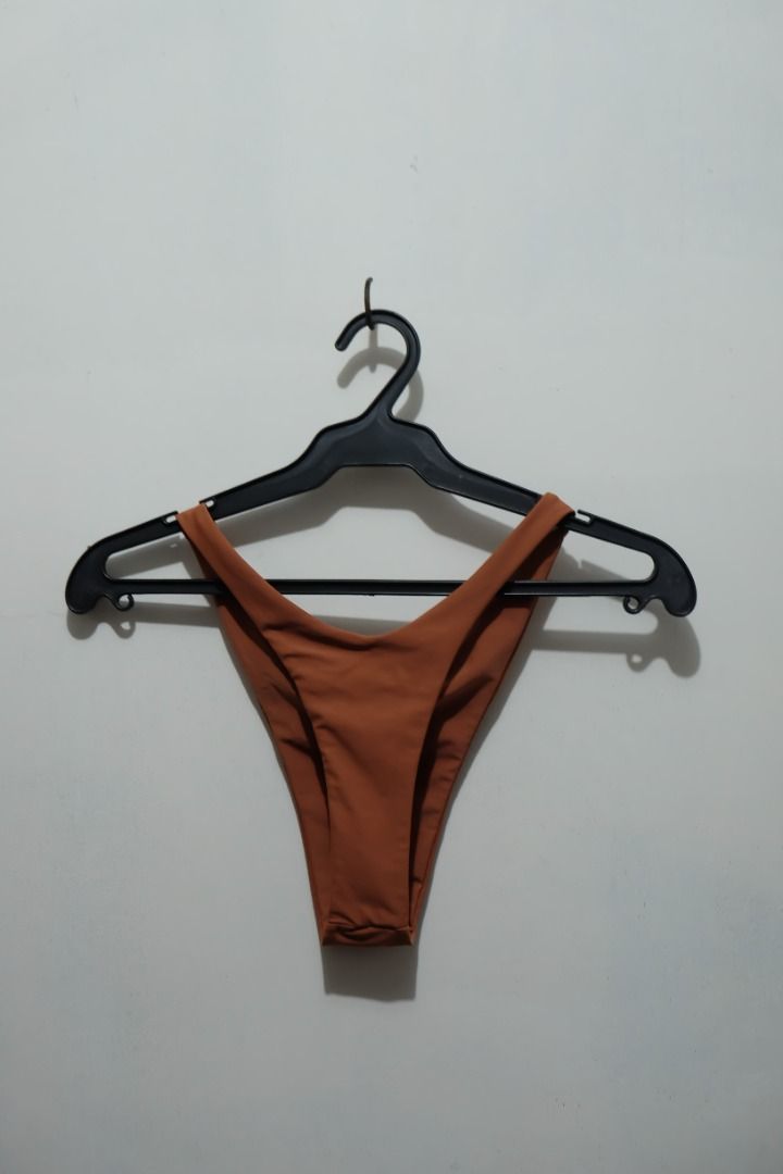 Brown Bikini Set Women S Fashion Swimwear Bikinis Swimsuits On Carousell