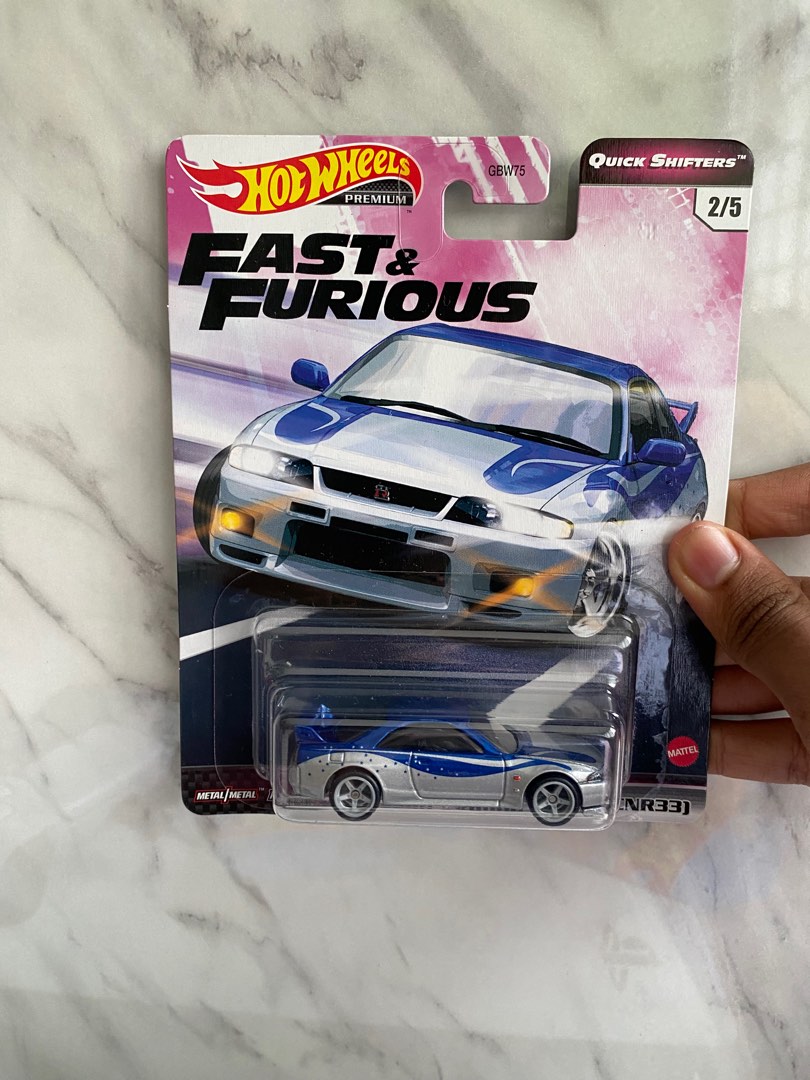 Hot Wheels Fast And Furious Fnf Quick Shifters Nissan Skyline Gt R Bnr Hobbies Toys