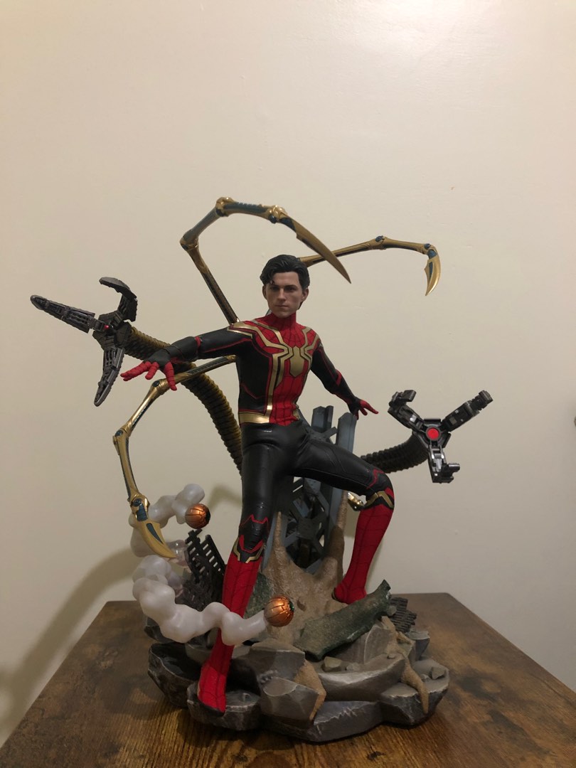 Hot Toys Spider Man No Way Home MMS Spider Man Integrated Suit Deluxe Version Th Scale