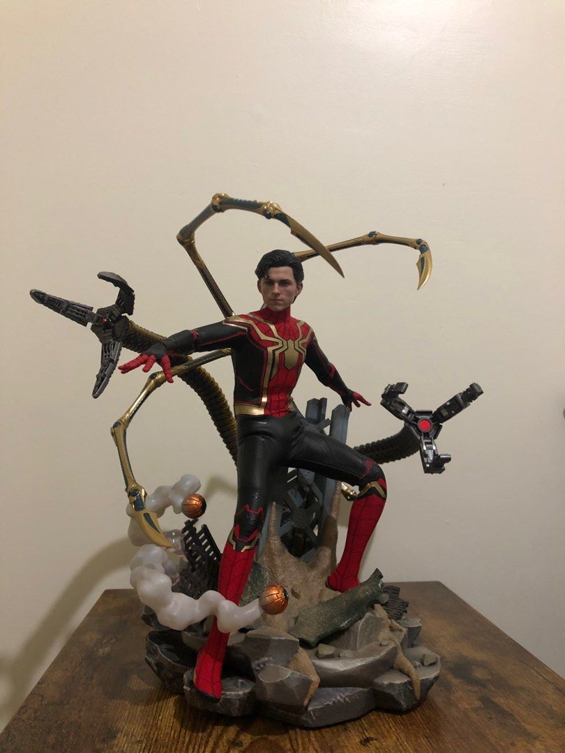 Hot Toys Spider Man No Way Home Mms Spider Man Integrated Suit Deluxe Version Th Scale