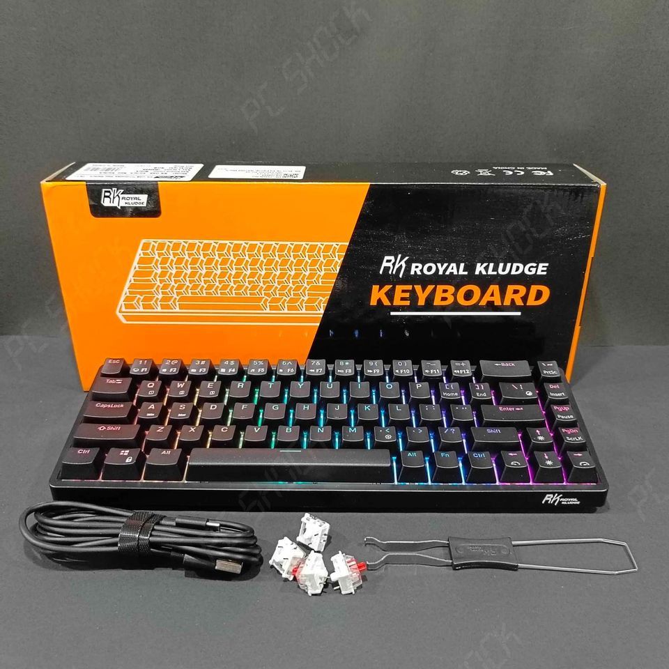 ROYAL KLUDGE RKG HOT SWAPPABLE MECHANICAL KEYBOARD B NEW Computers Tech Parts