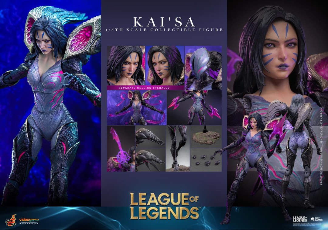 ACGHK Hot Toys League of Legends KaiSa 首日訂單 興趣及遊戲 玩具 遊戲類 Carousell