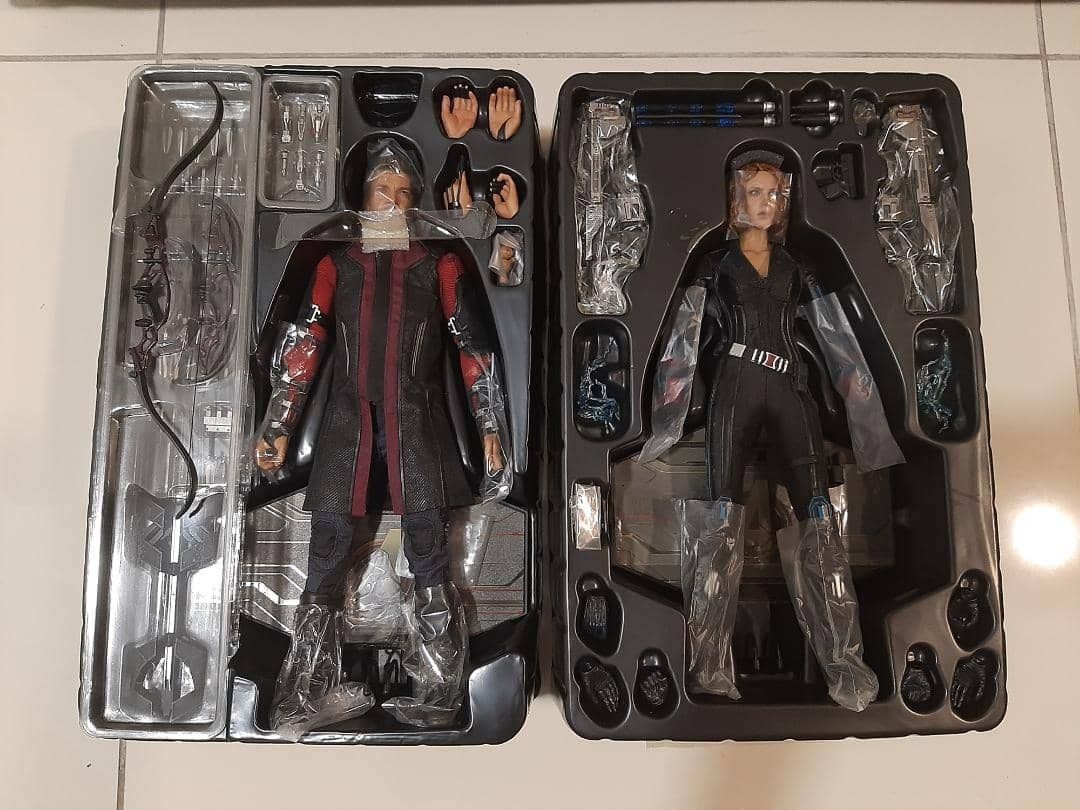 Hot Toys Movie Masterpiece Marvel Mcu Avengers Age Of Ultron Hawkeye Black Widow Scale