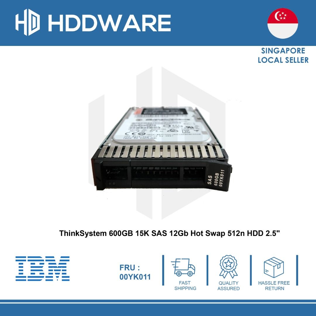 Thinksystem Gb K Sas Gb Hot Swap N Hdd Xb A Yk Computers Tech