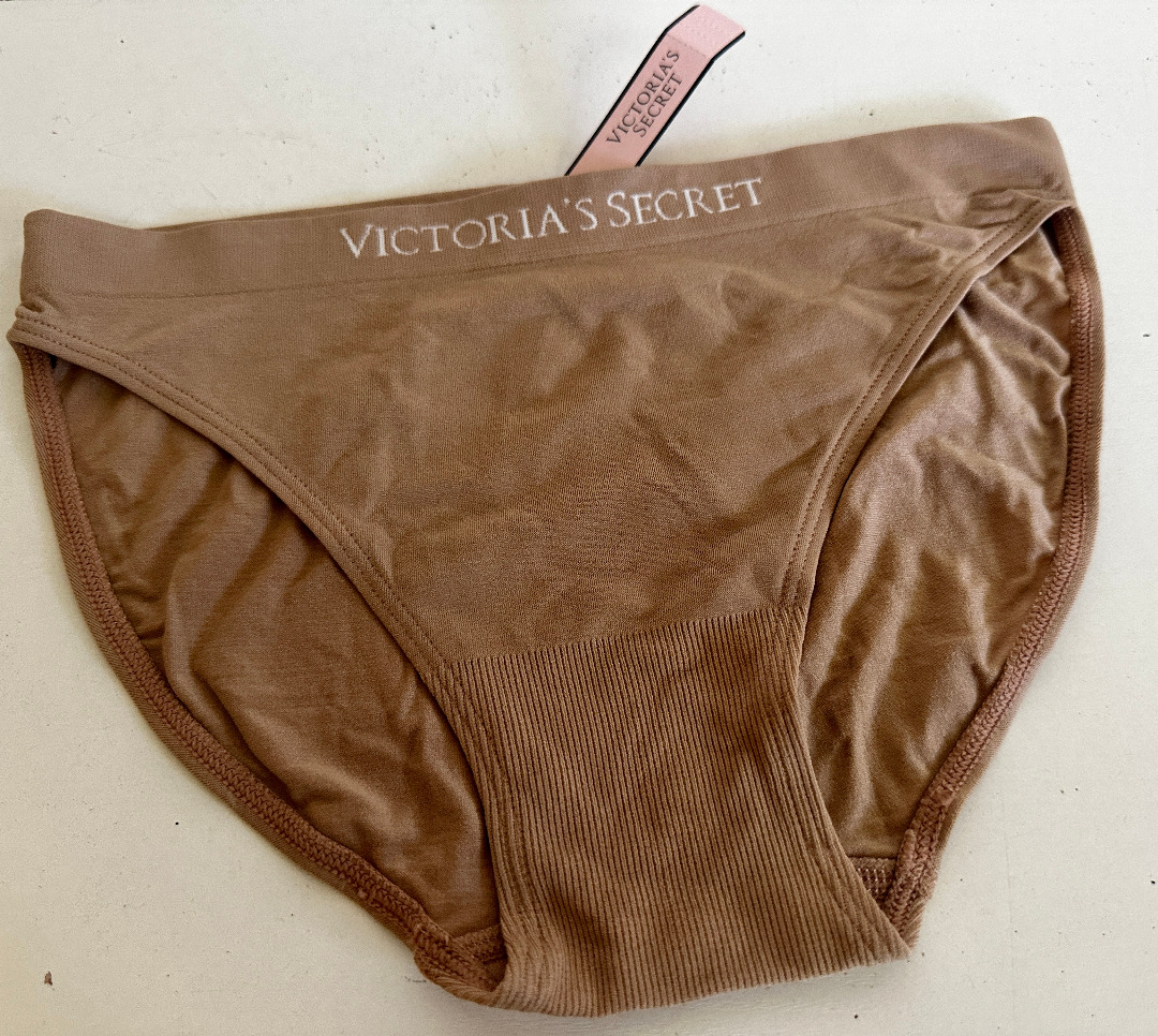 VICTORIA S SECRET VS SEAMLESS BIKINI PANTY UNDERWEAR NUDE BROWN SMALL On Carousell