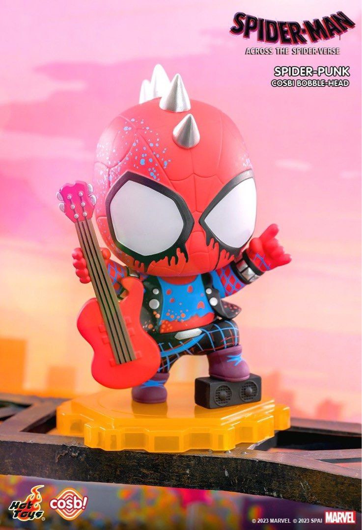 已開盒 Cosbi Spiderman Spider Punk hot toys not shf 興趣及遊戲 玩具 遊戲類 Carousell