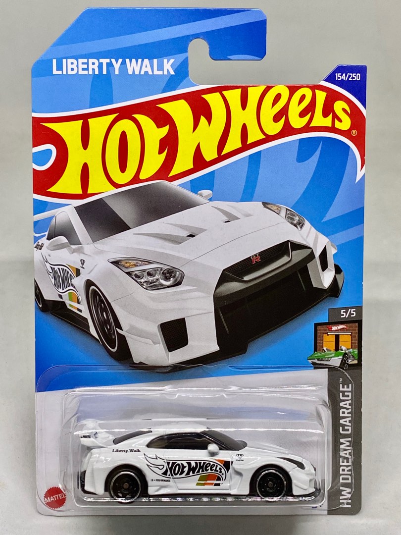 Hot Wheels Liberty Walk LBWK SILHOUETTE WORKS GT NISSAN 35GT RR VER 2 White GTR R35 Racing Sport