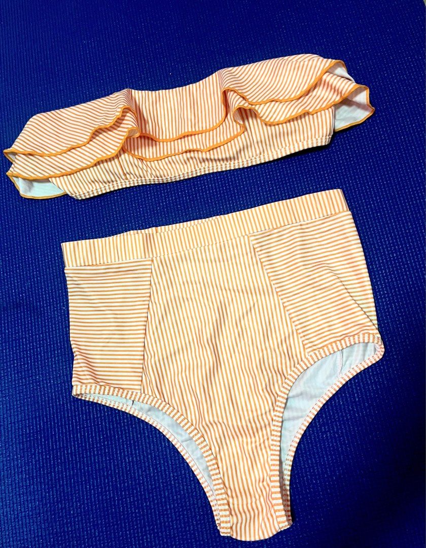 Two Piece Yellow Bikini On Carousell
