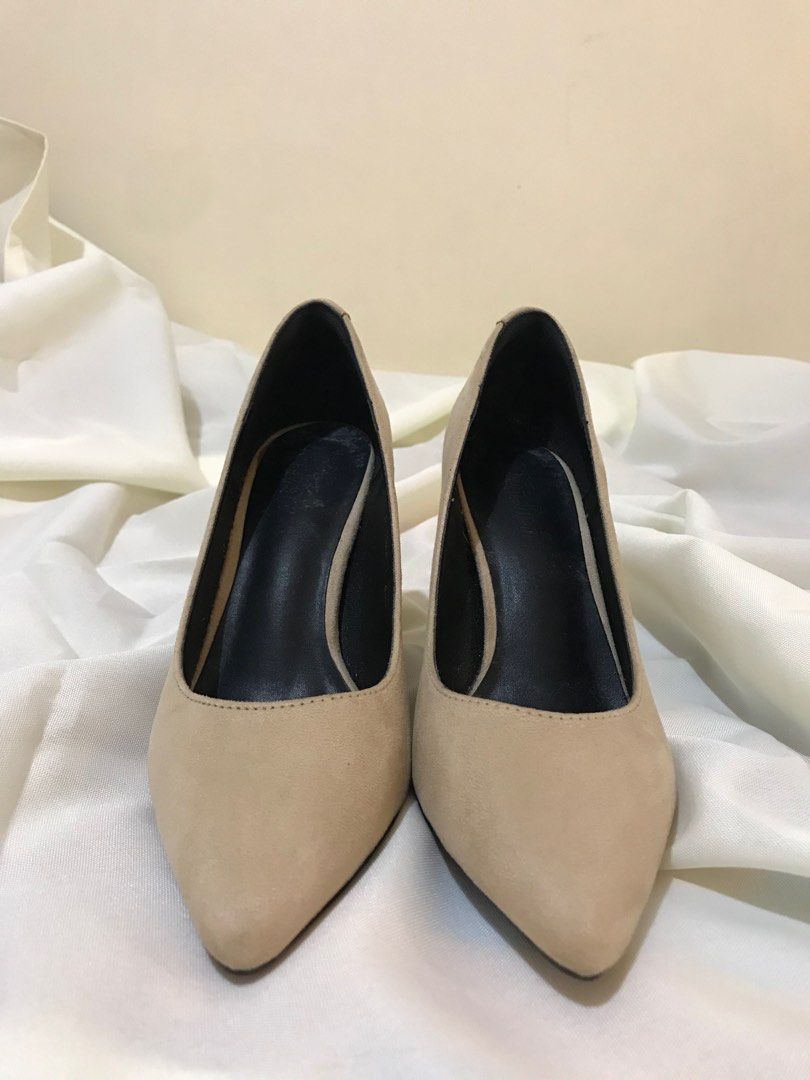 Nude Heels Women S Fashion Footwear Heels On Carousell