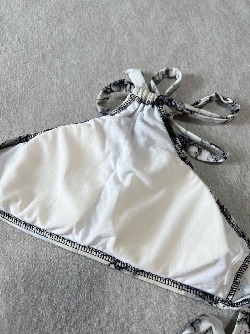 Marble Bikini Set Women S Fashion Swimwear Bikinis Swimsuits On