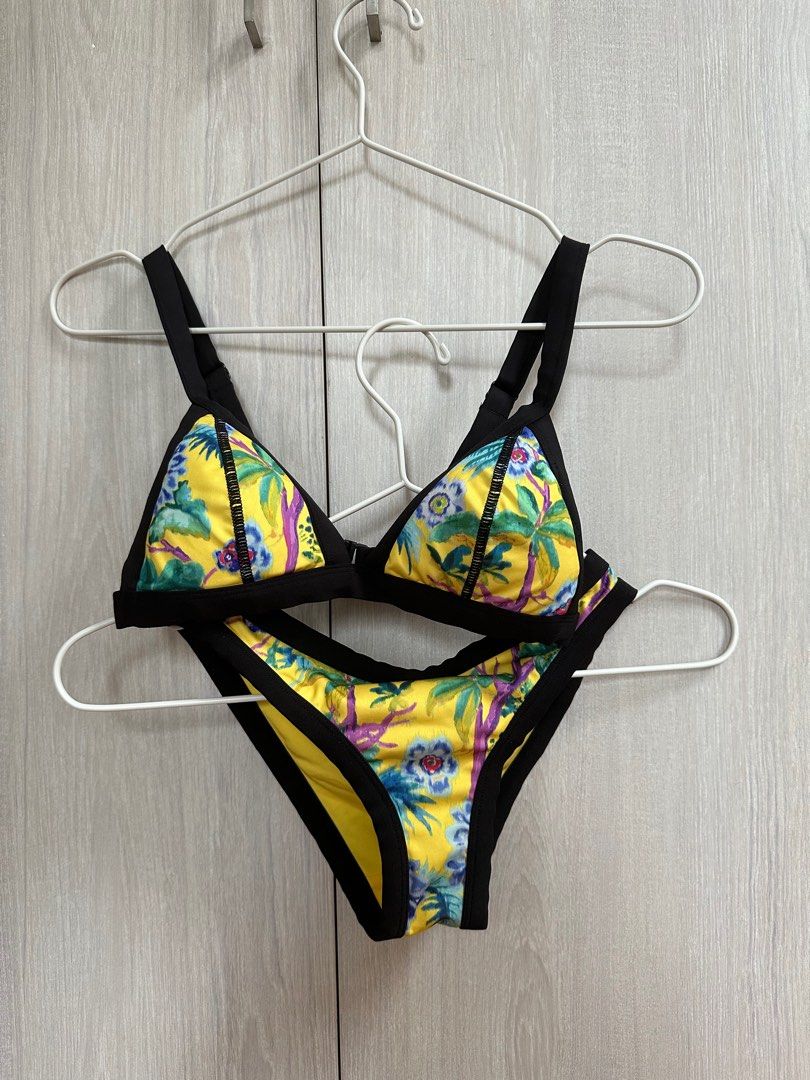 H M Yellow Bikini Set On Carousell