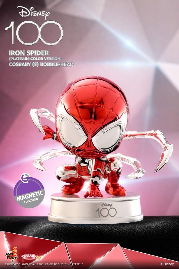 Hot Toys Disney 100 Iron Spider Magnetic Function Cosbaby MISB Hobbies Toys Toys Games On