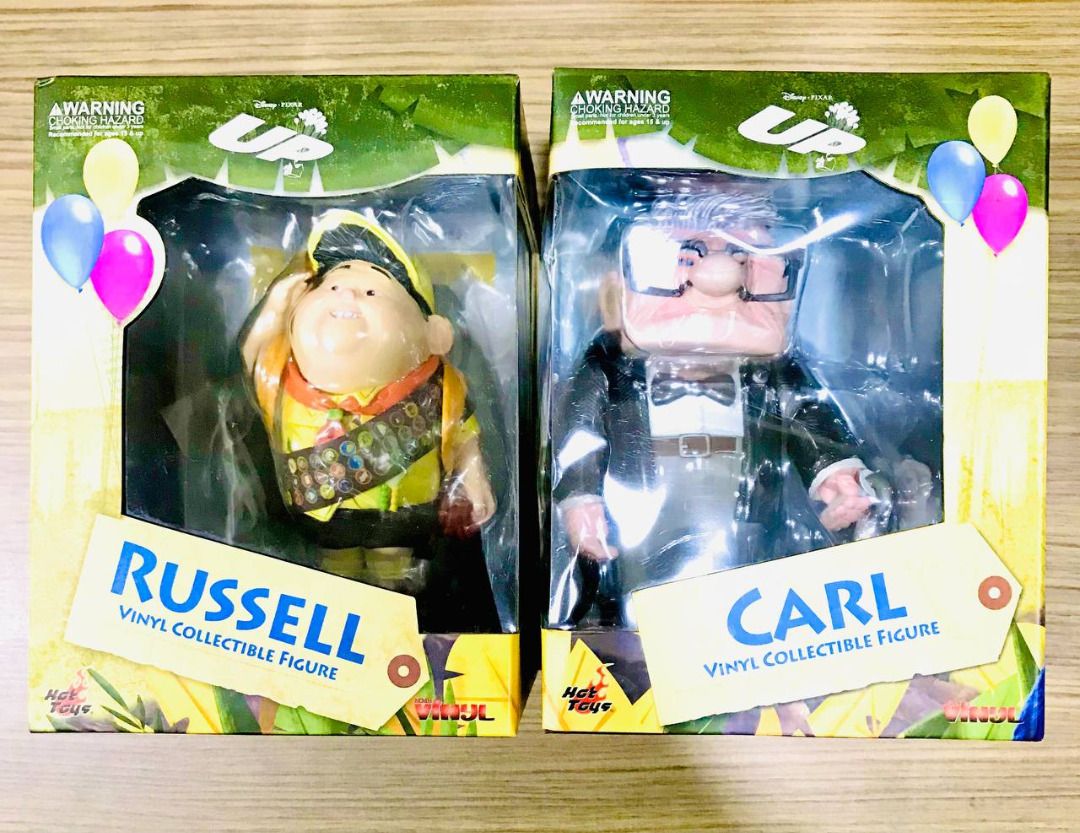 HOT TOYS MMSV DISNEY PIXAR VINYL COLLECTIBLE D ANIMATION MOVIE UP CARL RUSSELL