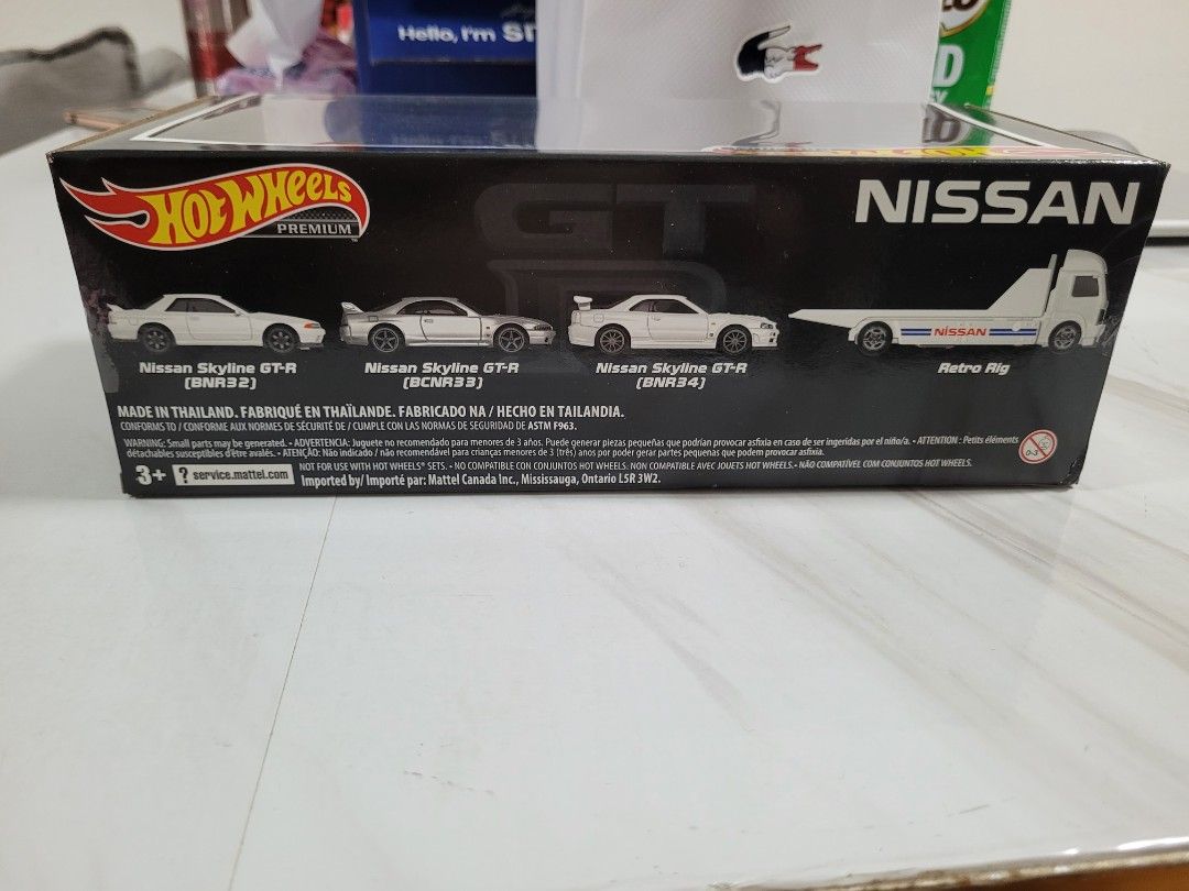 Hot Wheels Nissian Box Set Of GTR R R R And Retro Rig Hobbies Toys Toys Games On