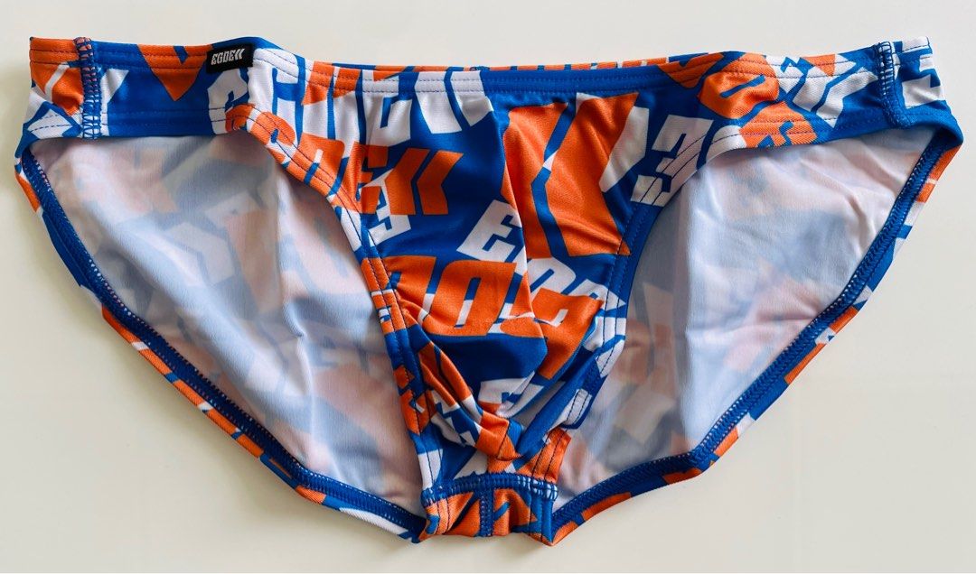 EGDE FREAK Super Low Rise Bikini Underwear Blue Men S Fashion Bottoms New Underwear On Carousell