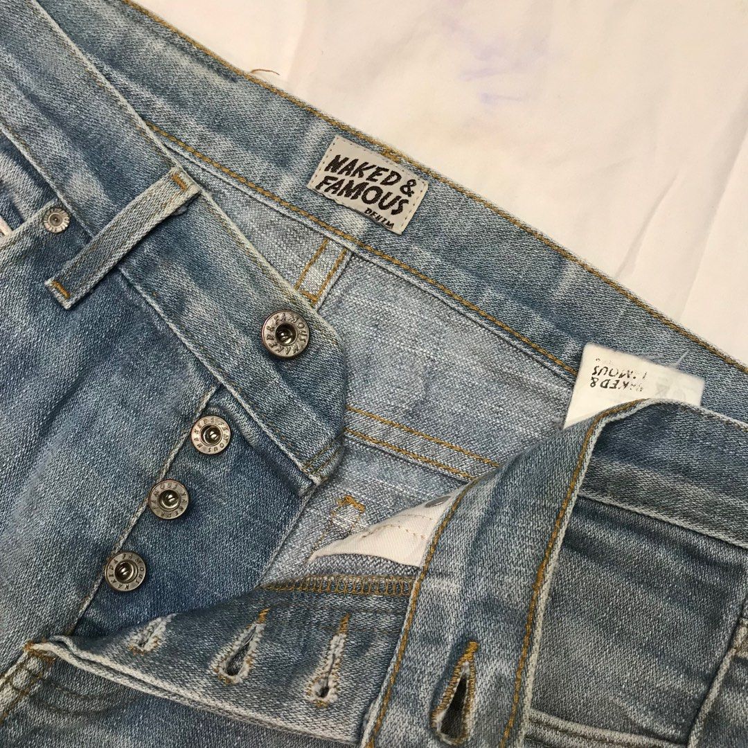 Naked Famous Broken Twill Selvedge Skinny X Men S Fashion