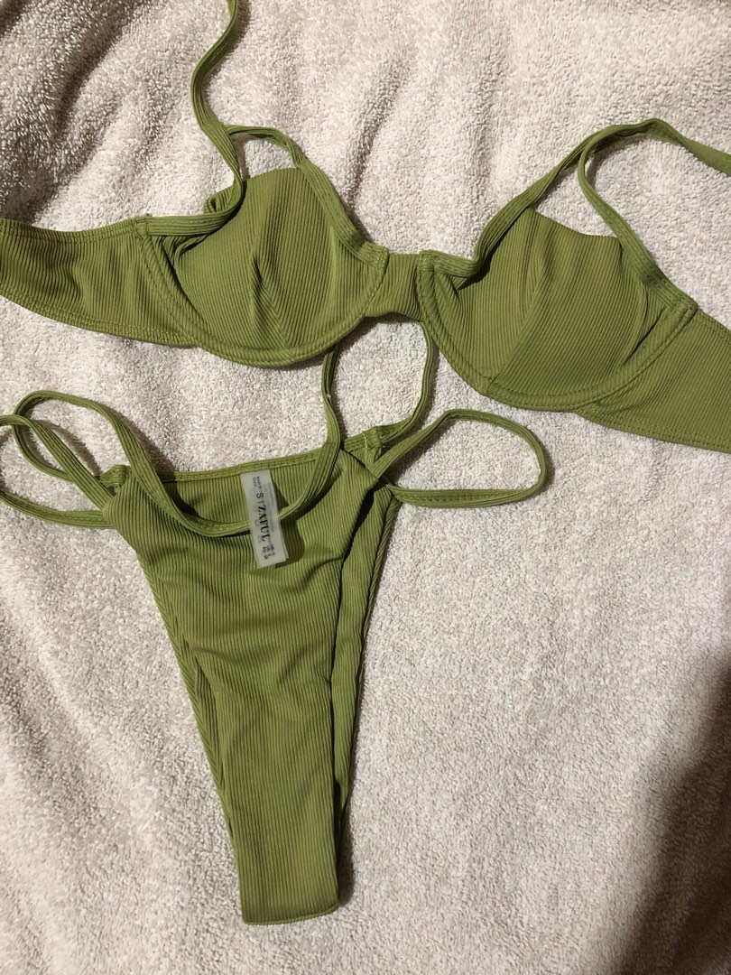 Zaful Light Green Bikini On Carousell