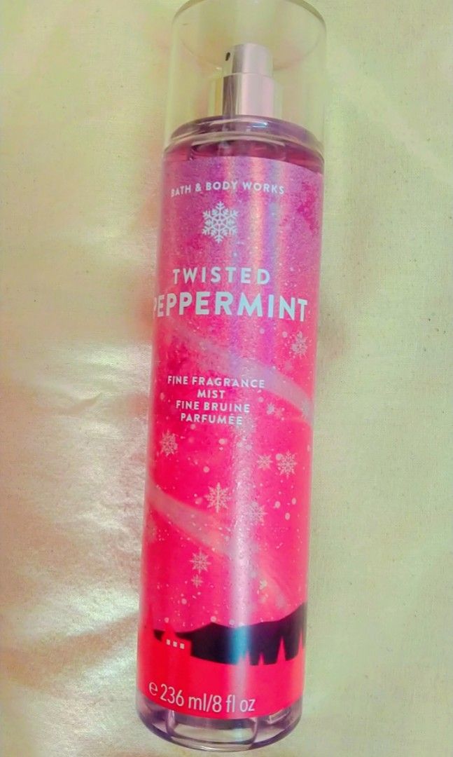 Bbw Twisted Peppermint Body Mist Beauty Personal Care Fragrance