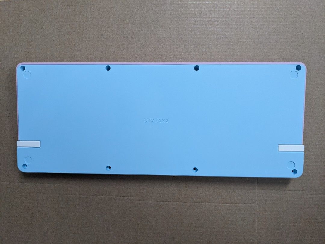 全新 現貨 清貨 特價 KBDfans 自組 diy keyboard 熱插拔 hot swap dz60rgb v2 底板 軸下墊 軸靜音棉 底棉 粉紅配粉藍外殼 亞加力面板 組裝