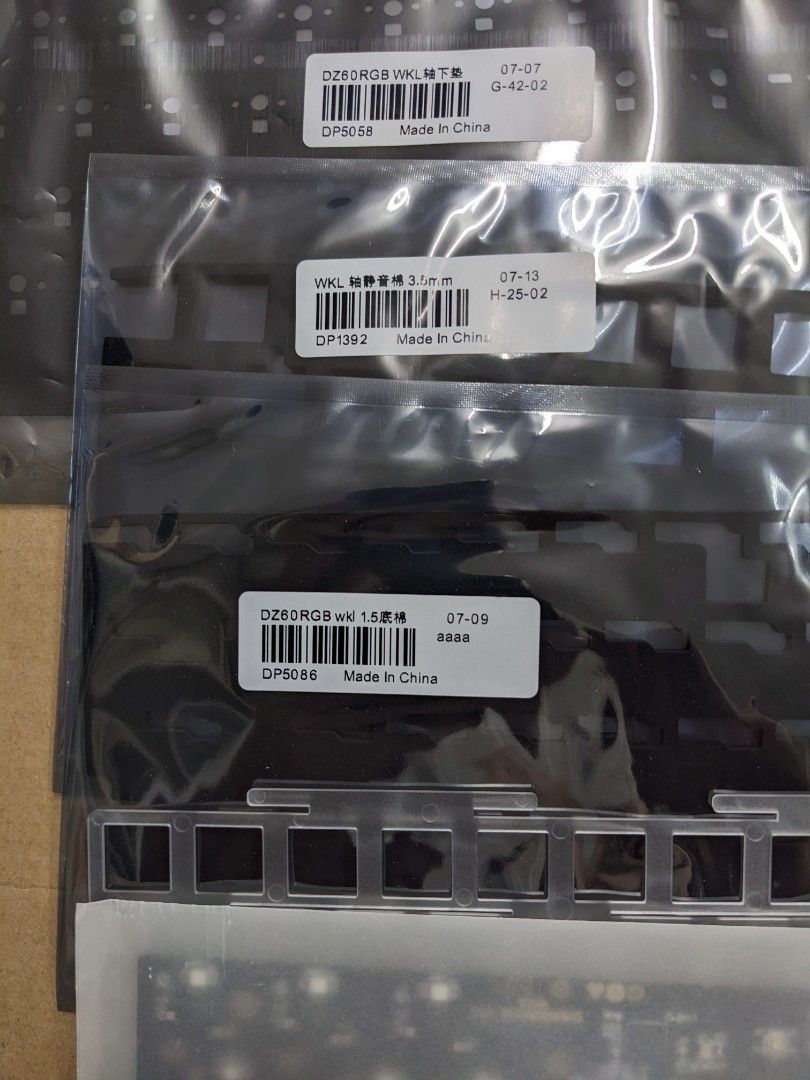 全新 現貨 清貨 特價 KBDfans 自組 diy keyboard 熱插拔 hot swap dz60rgb v2 底板 軸下墊 軸靜音棉 底棉 粉紅配粉藍外殼 亞加力面板 組裝