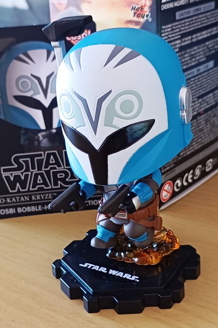Hot Toys Cosbi Bobble Head Bo Katan Kryze Battling Version On Carousell
