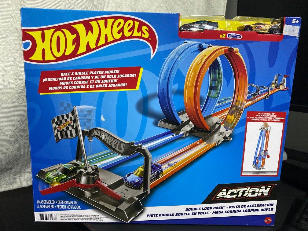 Hot Wheel Double Loop Dash Hobbies Toys Toys Games On Carousell