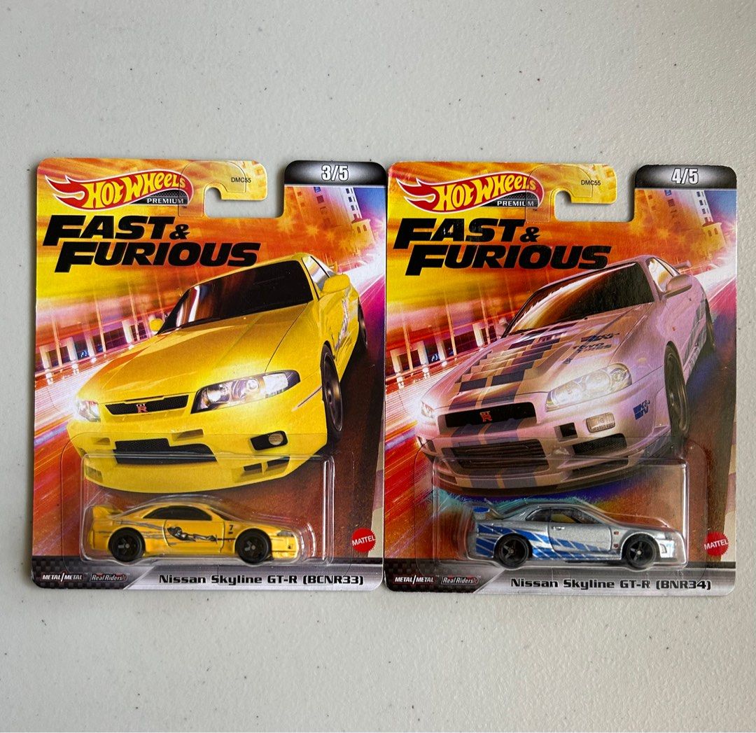 Hot Wheels Premium Fast And Furious Gtr R R On Carousell