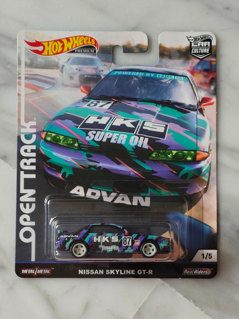 Hot Wheels Nissan Skyline GT R R HKS From Car Culture Open Track