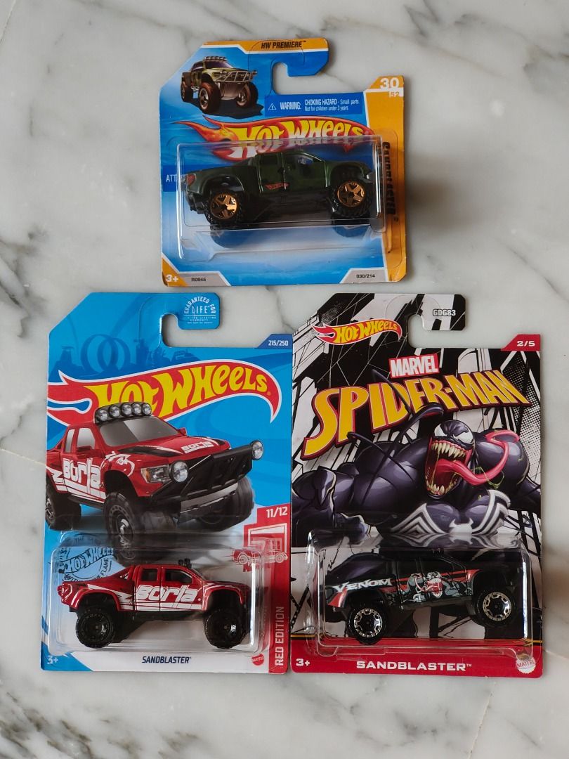 Hot Wheels Sandblaster Lot Of 3 Hobbies Toys Toys Games On Carousell