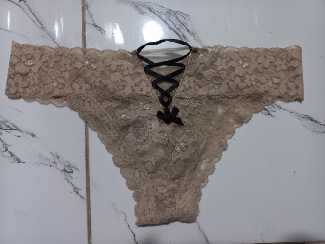 La Senza Nude Cheeky Lace Panty On Carousell