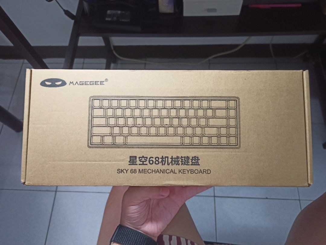 Magegee Mechanical Gaming Keyboard Keys Hot Swappable Gaming Keyboard Sky Red Switch
