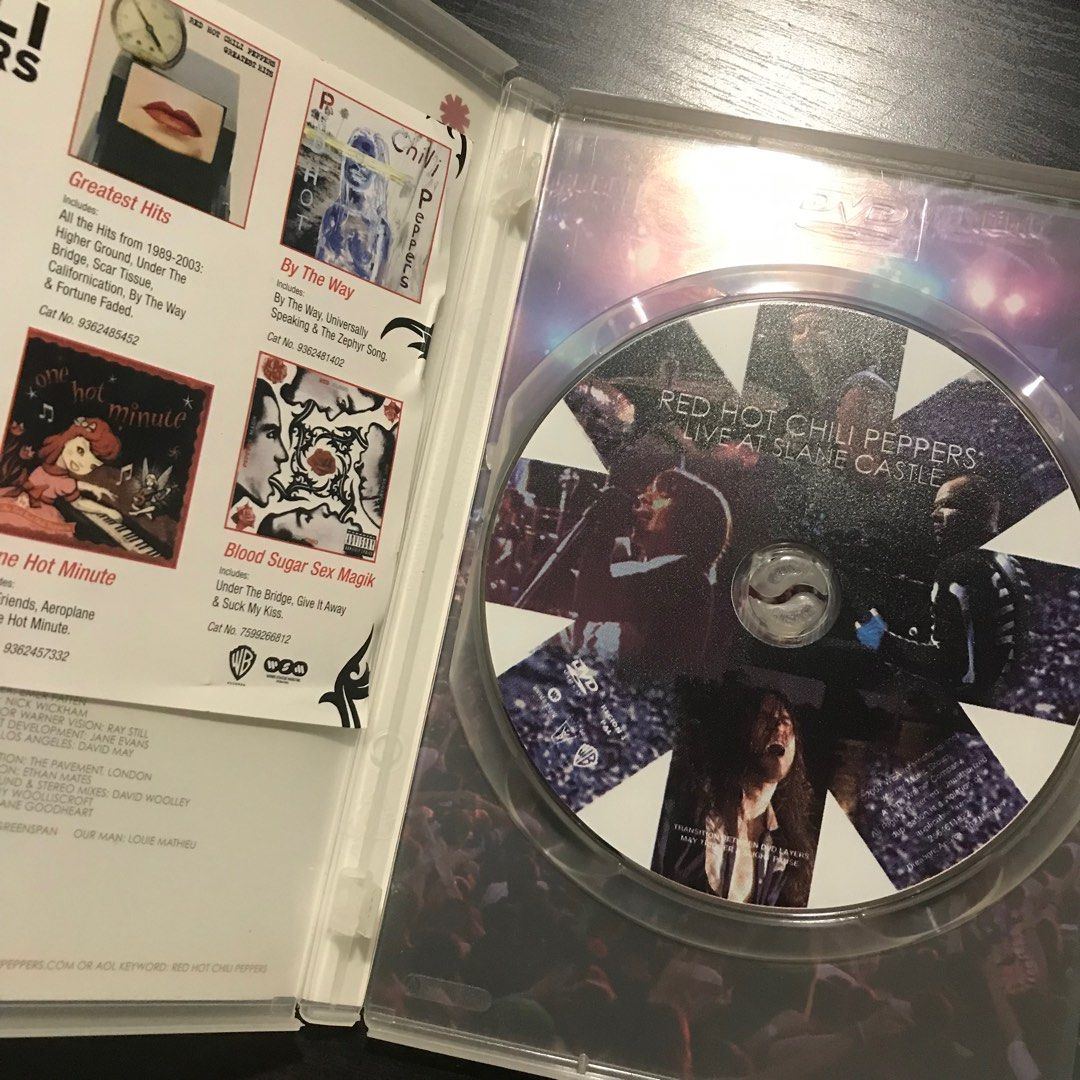 Red Hot Chili Peppers DVD Region Hobbies Toys Music Media CDs DVDs On Carousell