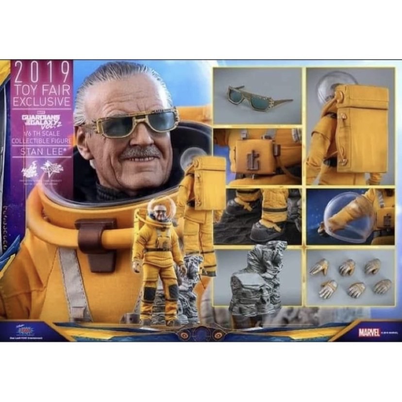 hot toys 限定版 史丹李 史丹利 漫威之父 星際異攻隊 太空裝 公仔 模型 吋 書籍休閒與玩具 玩具公仔桌遊在旋轉拍賣