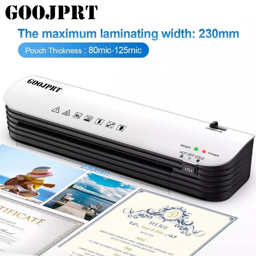 GOOJPRT GP SL299 A4 Laminator Hot And Cold Laminating Machine On Carousell